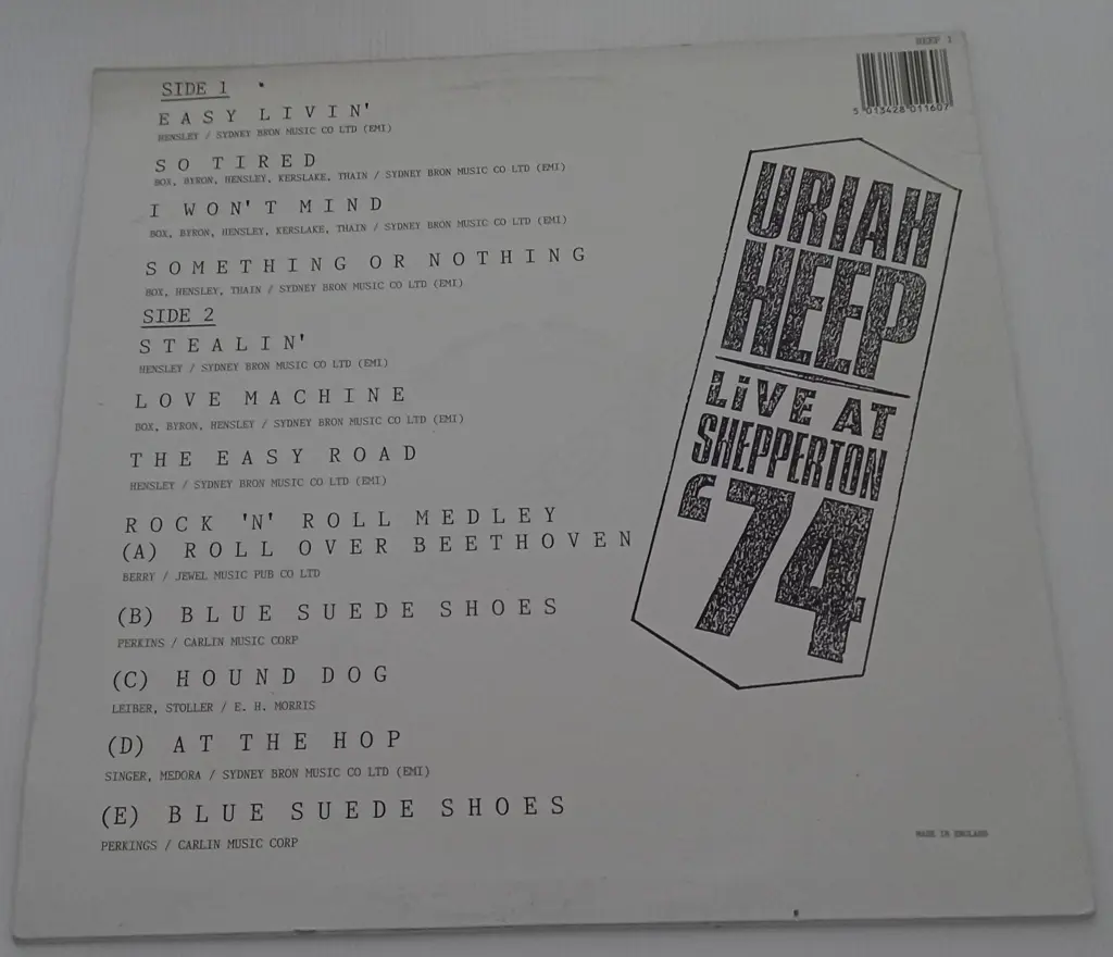 Uriah Heep, Live At Shepperton '74 Image 1++